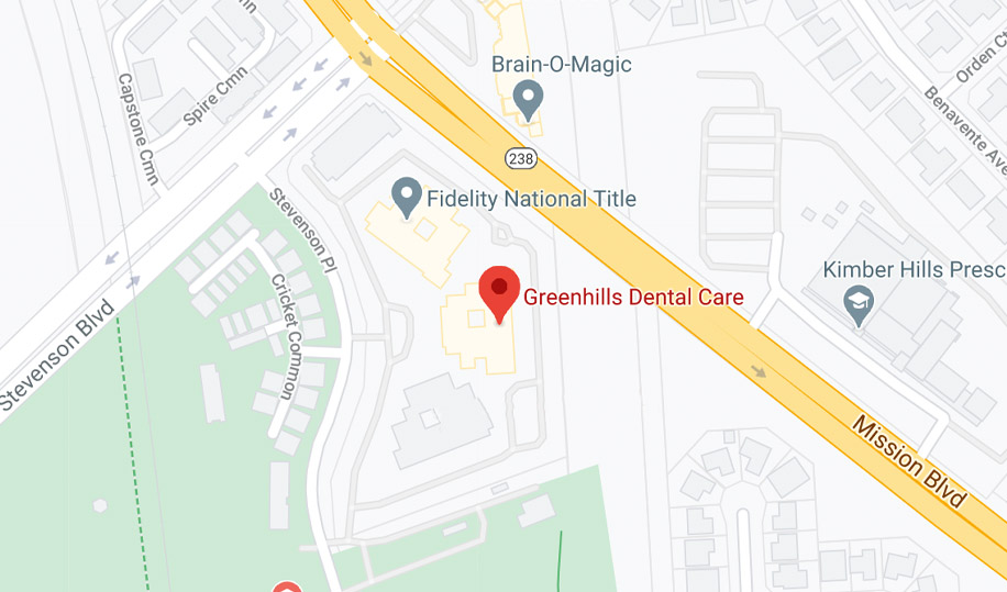 Directions to Grenhills Dental Care in Freemont, CA